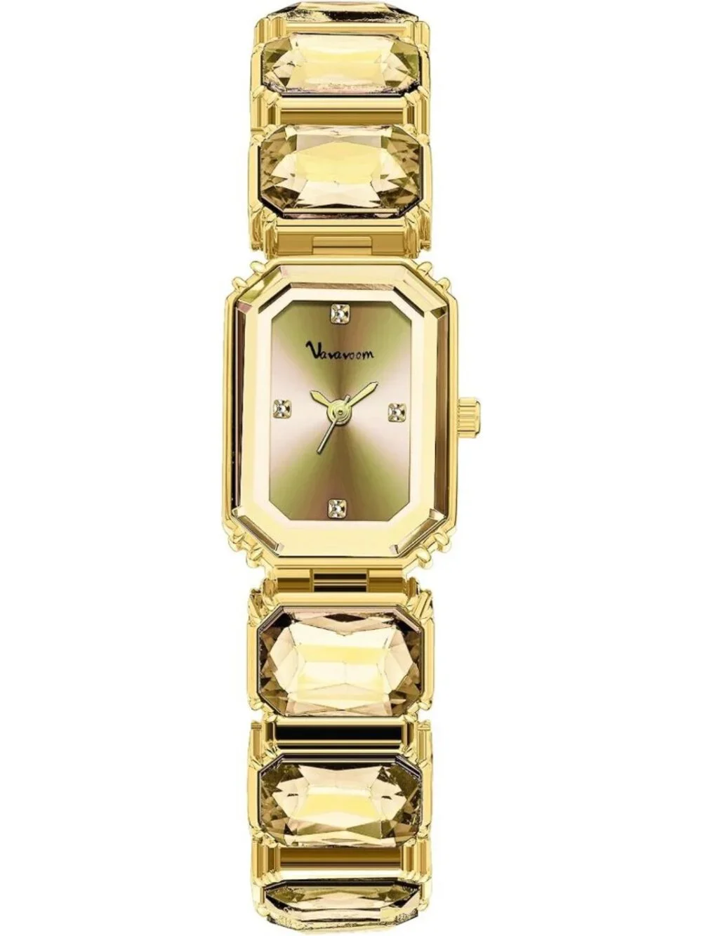 Elegant Crystal Bracelet Watch for Women - Minimalist Diamond Bangle, Waterproof